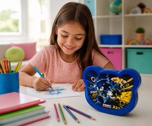 Character train school stationery and storage bundle