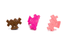Modern crossed-band hair claw clip set