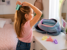 Pastel rounded rectangle hair claw clips