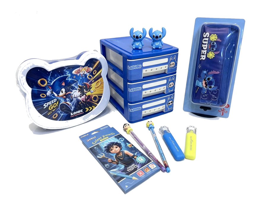 Character school stationery bundle